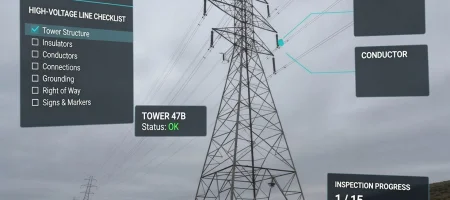 AR power-line inspection