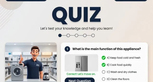 Training quiz for home-appliance store staff