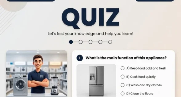 Training quiz for home-appliance store staff